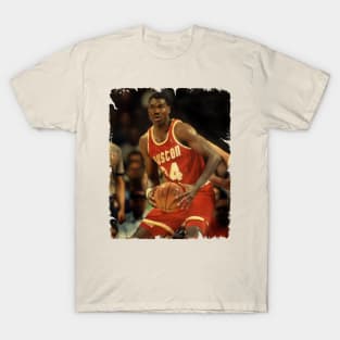 Hakeem Olajuwon - Vintage Design Of Basketball T-Shirt